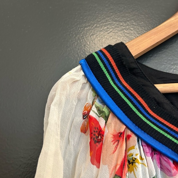 Sportmax Max Mara sz EVC 8 vintage sheer dress with black mini lined interior - Picture 4 of 16